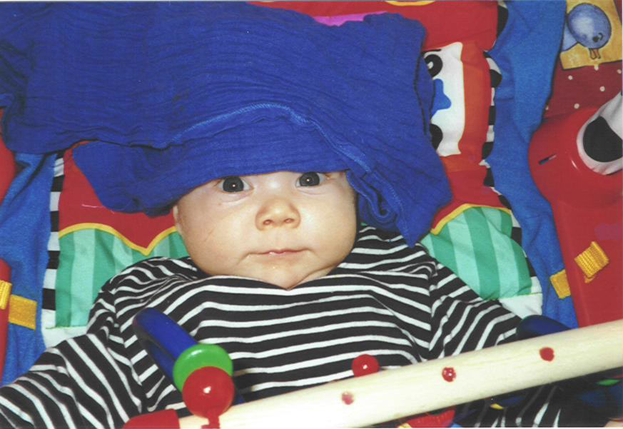 ... in T�cher geh�llt...